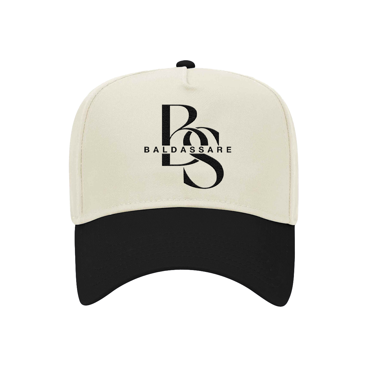 Black & Cream Color Way Trucker Hat