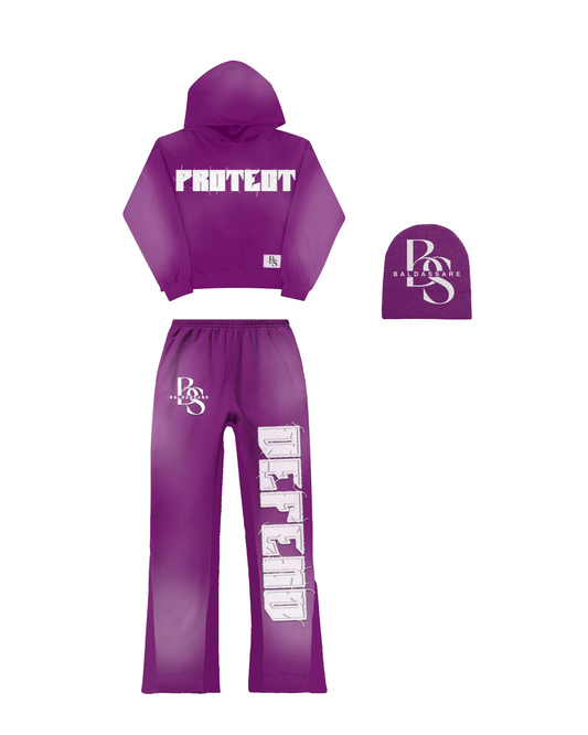 Purple Long Sleeve Set