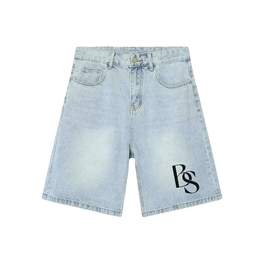 Blue Denim Jean Shorts